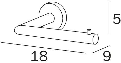 INDA® Держатель металлического рулона Gealuna A1025 - Вид №2