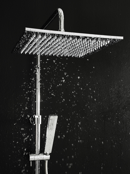 1381710 Душевая Головка Mix Square 160Cc M 254X254Mm Hafa  Хромированный  - Вид №3