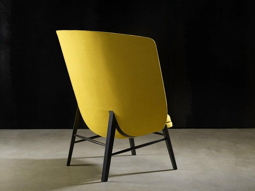 ROSSIN Мягкое кресло с высокой спинкой Cleo wood sun-id-1467714 - Вид №7