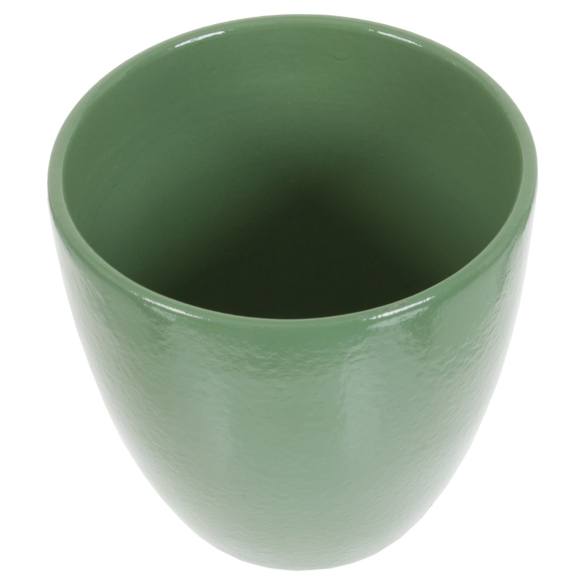 18875892 Горшок цветочный ø15 h13.5 см v1.5 л керамика зелёный Колор гейм Santreyd  - Вид №1
