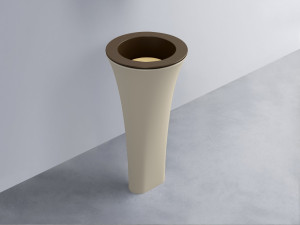 AMLA45-CA+AMPILT-CN+AMCOLT-LN Раковина Amedeo Tondo отдельностоящая cielo Enjoy + Amedeo