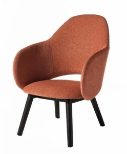 Albaplus Кресло на четырех ножках из ясеня с высокой спинкой Maui