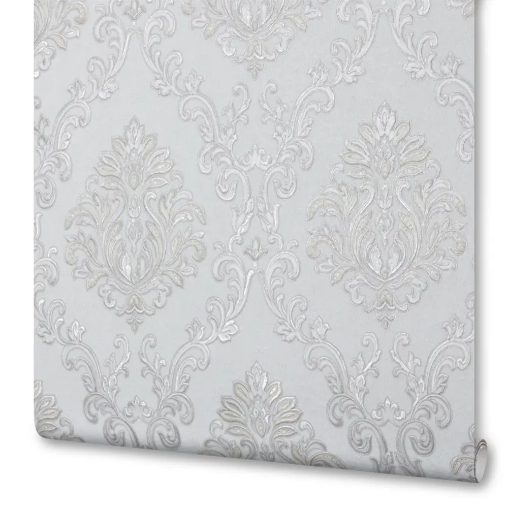 Обои флизелиновые 1,06х10 м цвет серый D1129-03 81961317 STLM-2067168 EURO DECOR Tudor