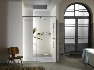 KRION Прямоугольная душевая кабина из стекла Yove