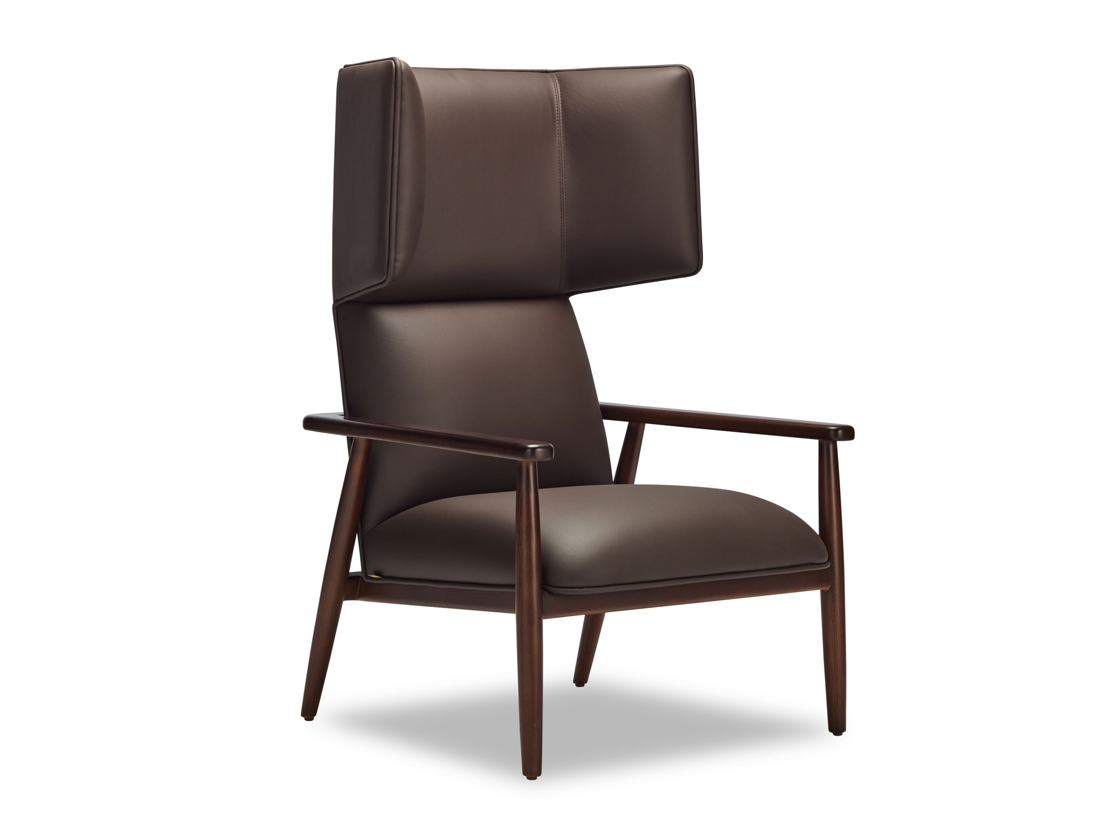 Кожаное кресло с высокой спинкой Papell Design Squarez ARCH-00097389 - Вид №1