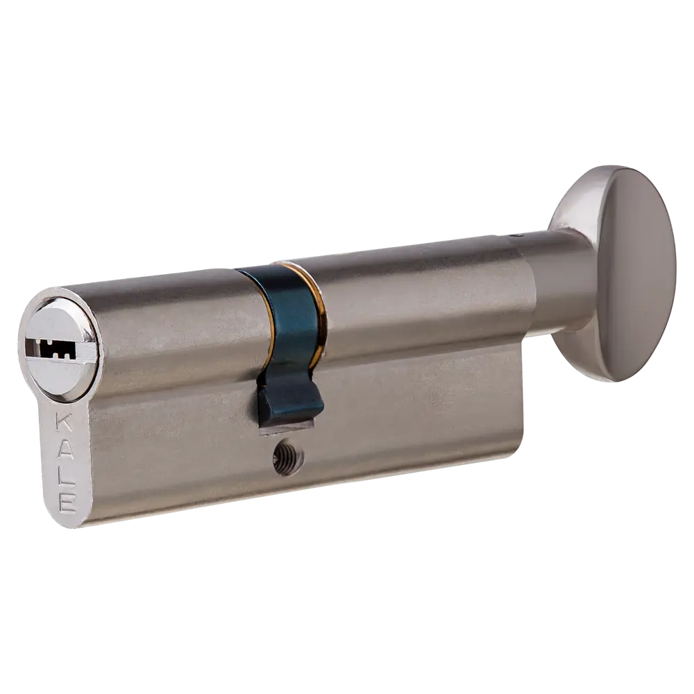 Цилиндр Kale 164BM-90-C-NP, 35х45 мм, ключ/вертушка, цвет никель 82394796 STLM-2105721 