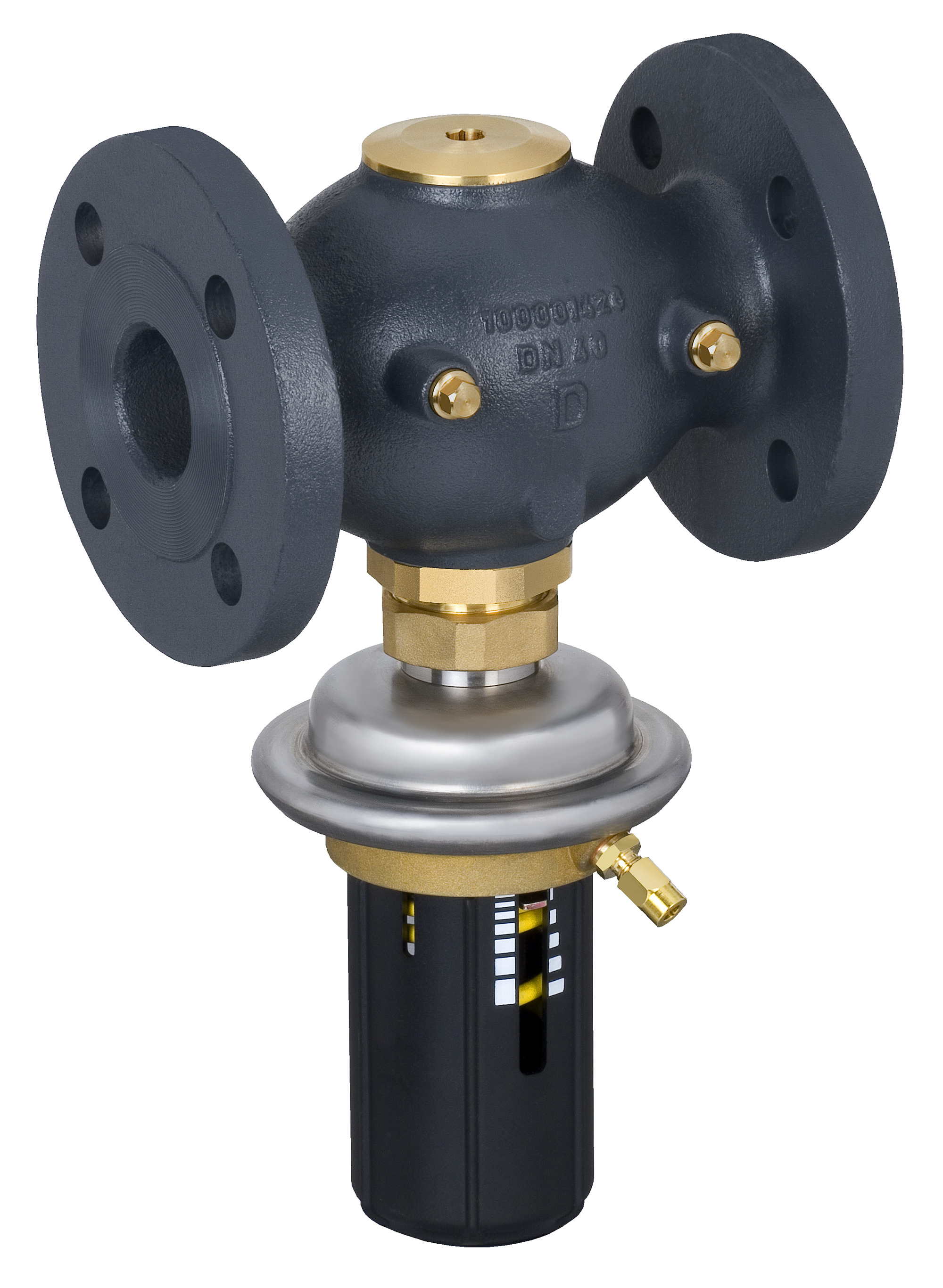 Danfoss Регулятор перепада давлений DPR для монтажа на обратном трубопроводе РПД DPR PN25 15/4/0,2-1,0рез./обр. 003H6124  - Вид №11