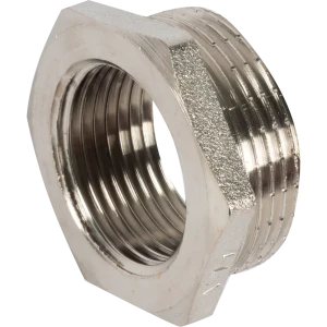 Футорка Valtec 1 1/4"х1" наружная-внутренняя резьба никелированная латунь VTr.581.N.0706 12400263 STLM-2082134