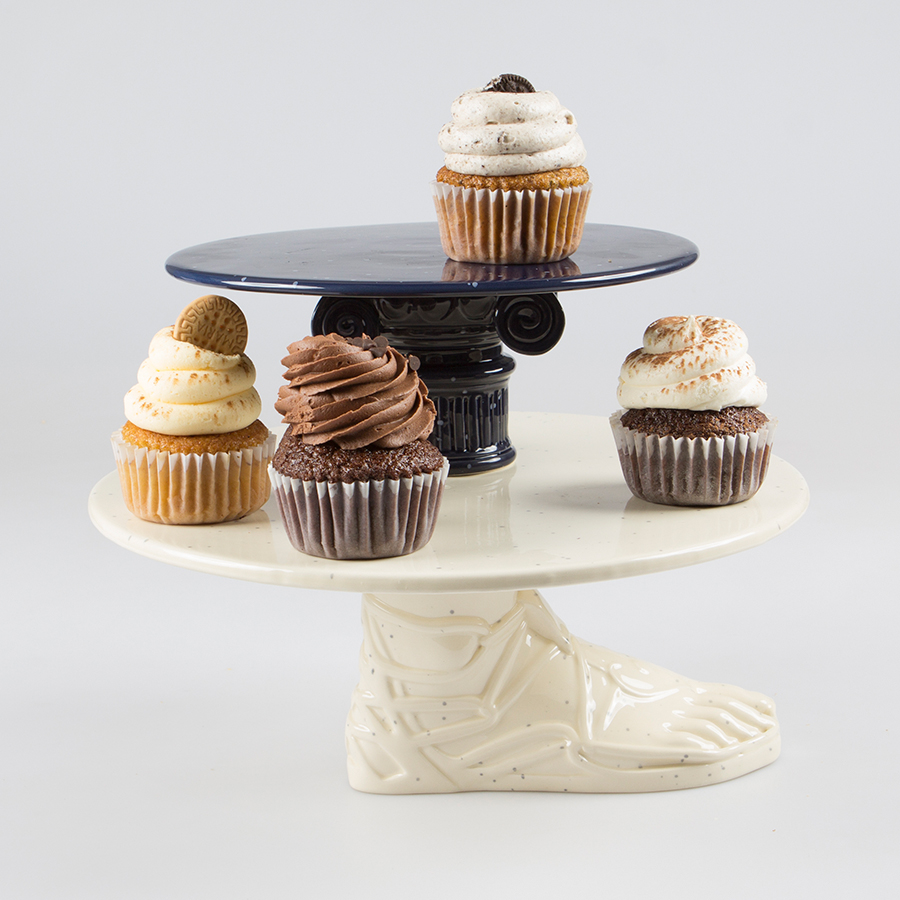 Подставка-столик керамическая Hestia белая Doiy DYHESSKWH - Вид №3