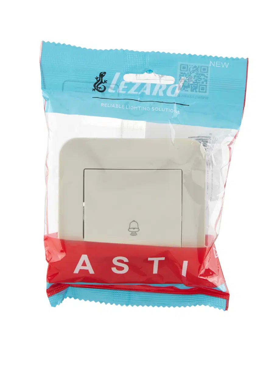 ASTI Кнопка звонка крем LEZARD 7081-0303-103