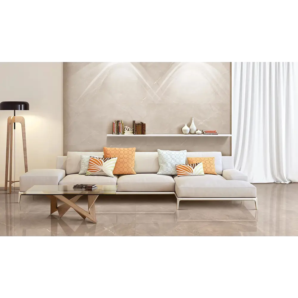 Керамогранит Vitrum Taupe 60x60 см 1.44 м² полированный цвет бежевый 83715821 STLM-2146849 Laparet - Вид №2