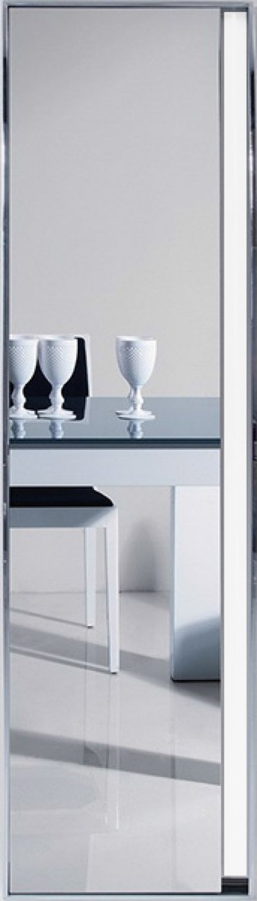 Напольное зеркало прямоугольное хром Exclusive PUSHA ДИЗАЙНЕРСКИЕ 062560 Хром  - Вид №2