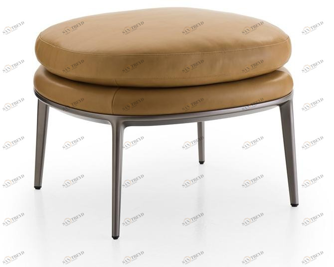 Maxalto Пуф из мягкой кожи Caratos sun-id-1387494