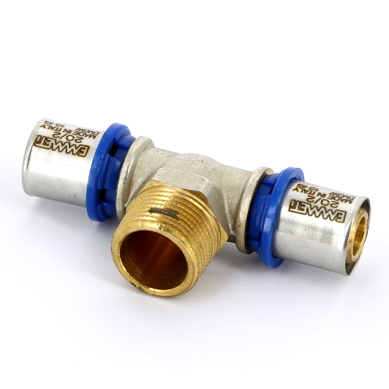 Тройник пресс-Н EMMETI 20х3/4"х20 28101415 - Вид №2