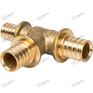 Тройник переходной 20x20x16 аксиальный для труб из сшитого полиэтилена STOUT SFA0014202016