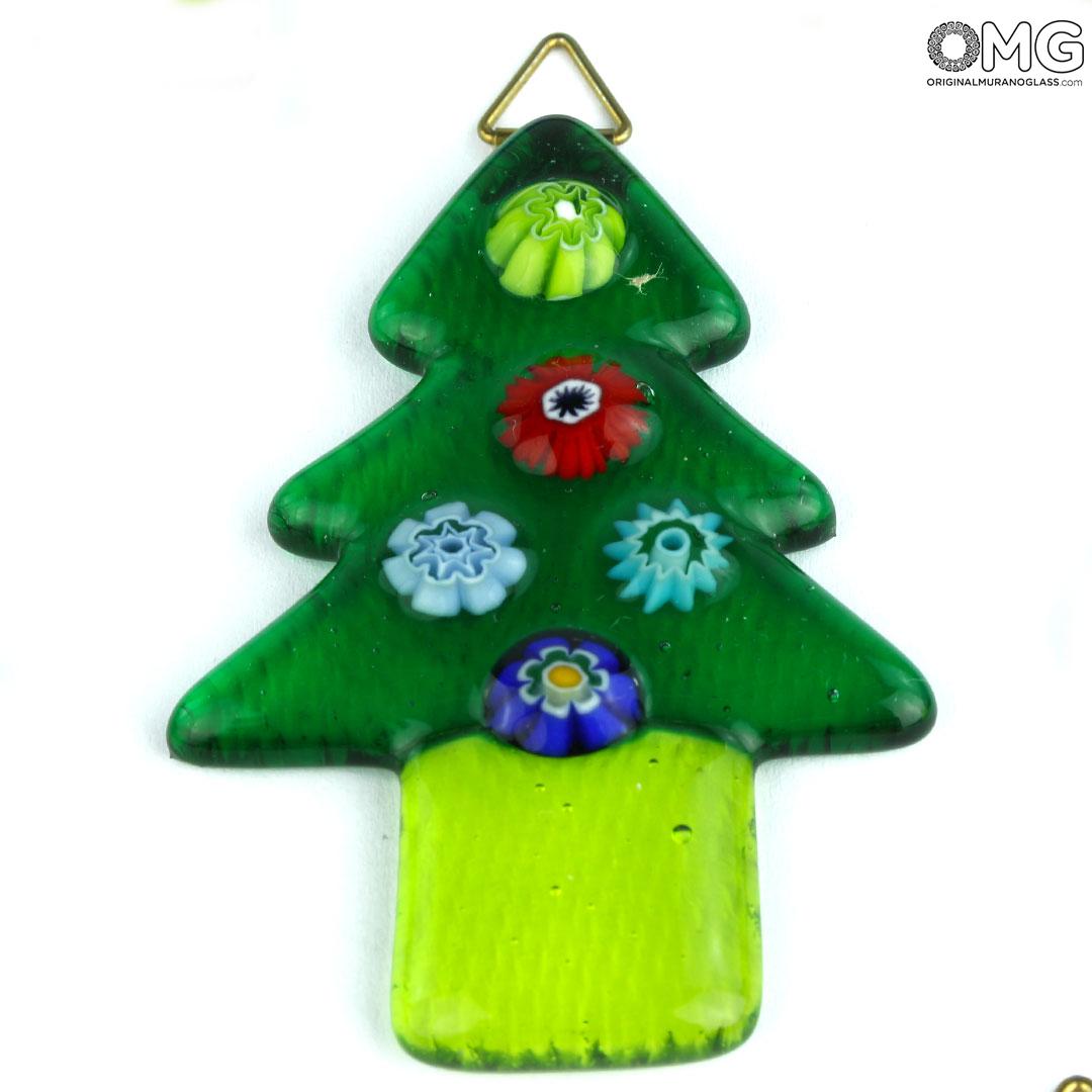 3672 ORIGINALMURANOGLASS Набор ёлочных игрушек - муранское стекло OMG  см  - Вид №1