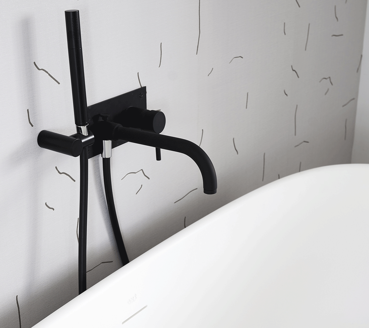 Ex.T MVP SLEEK Смеситель для ванны настенный EXMVPSLCR - Вид №3