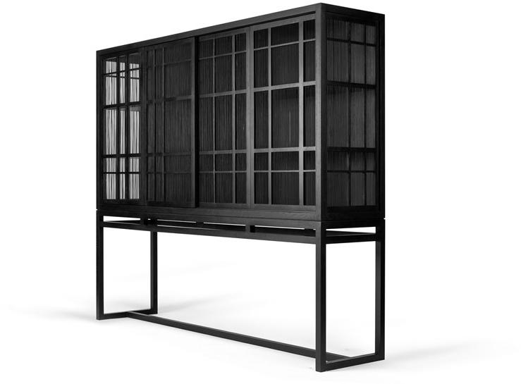 Ethnicraft Буфет из лакированного дуба с раздвижными дверцами  12345 - 12346  - Вид №2