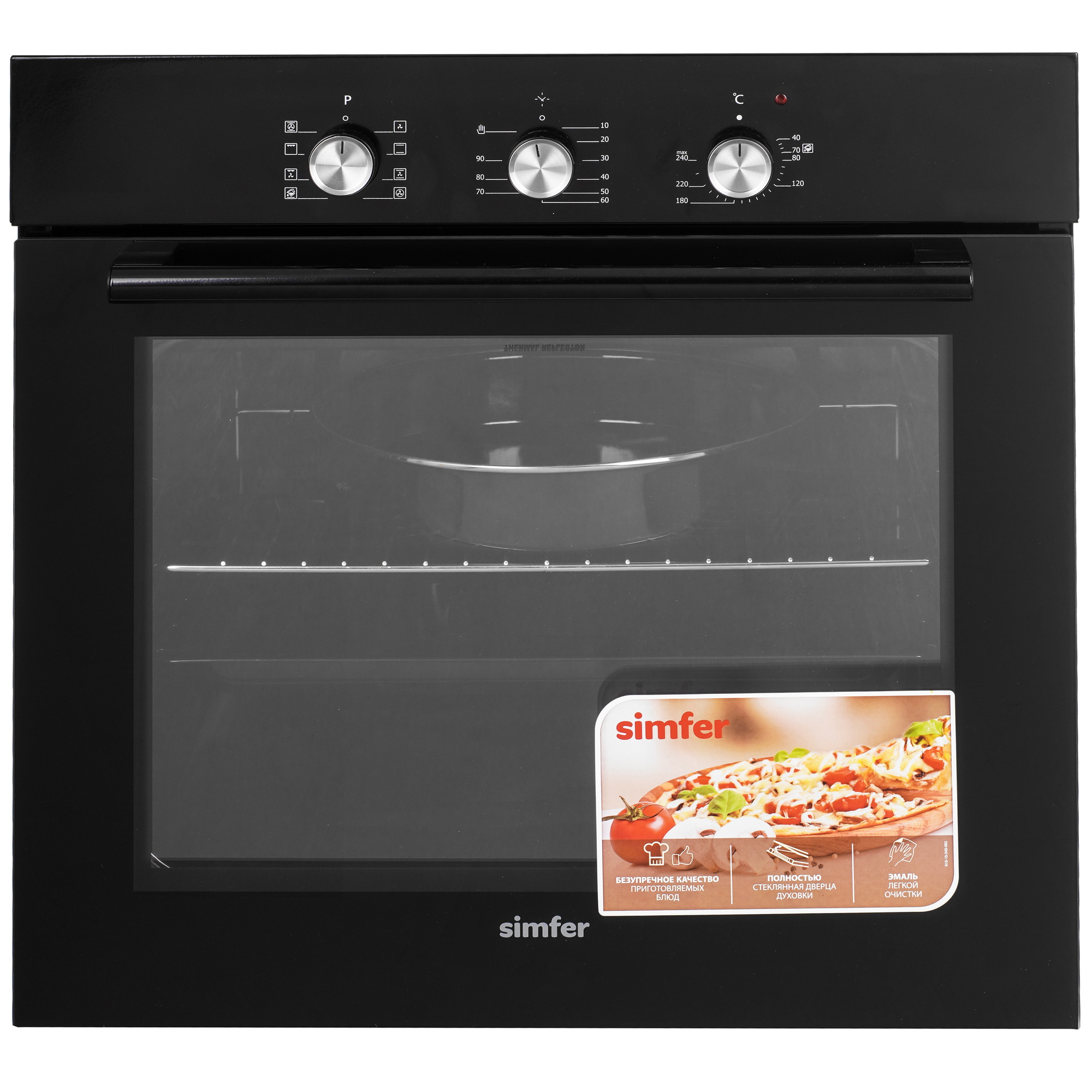 9280274 Духовой шкаф электрический Simfer B6EB19071 + Варочная поверхность индукционная Simfer H60I74S003 STDN-0087211 - Вид №1