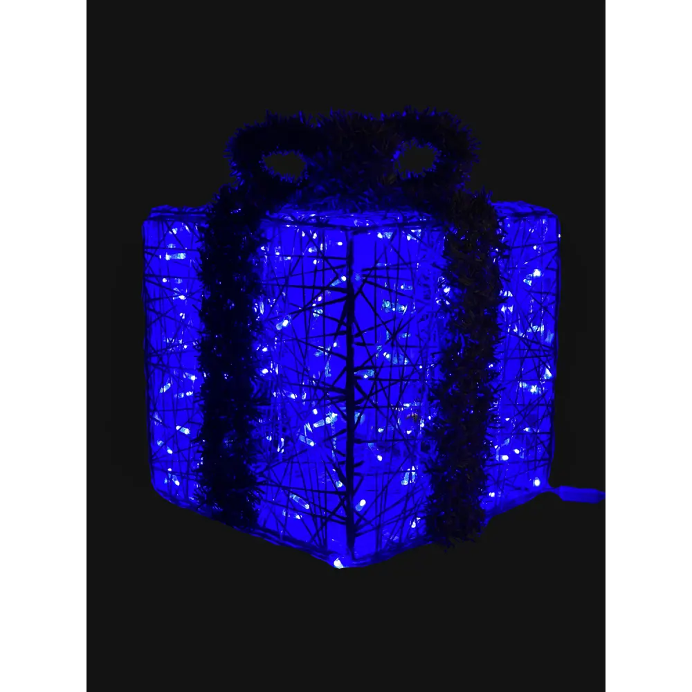 Электрическая светящиеся фигура Подарок 200 LED 120x120x120 см теплый белый свет 86164005 STLM-2023500 AJURIO  - Вид №10