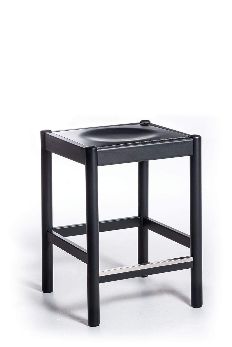 Высокий стул из массива дерева с мягким сиденьем SIPA Пальма ARCH-00048382 - Вид №1