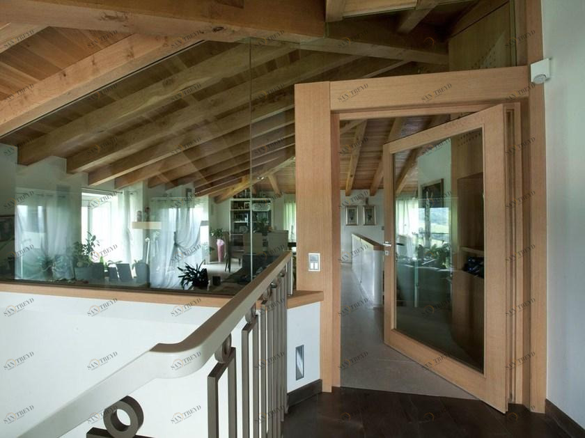 Capoferri Serramenti Распашная теплоизоляционная деревянная входная дверь для улицы sun-id-1427962