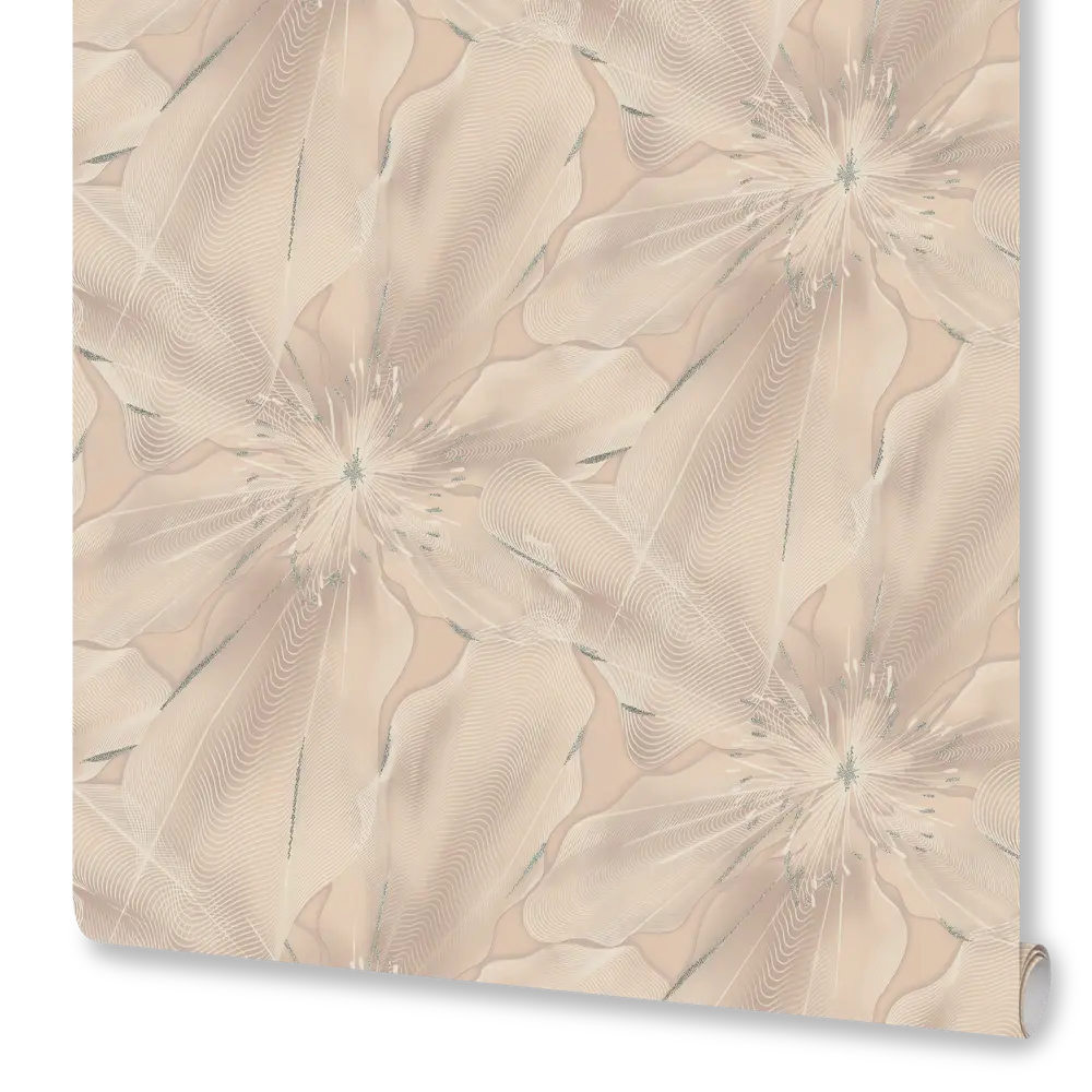 Обои флизелиновые Euro Decor Glossy бежевые 1.06 м ED7171-01 85309988 STLM-2160497
