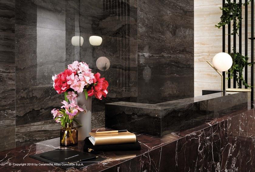 Atlas Concorde Белая плитка для стен с эффектом мрамора Marvel edge sun-id-1389286 - Вид №58