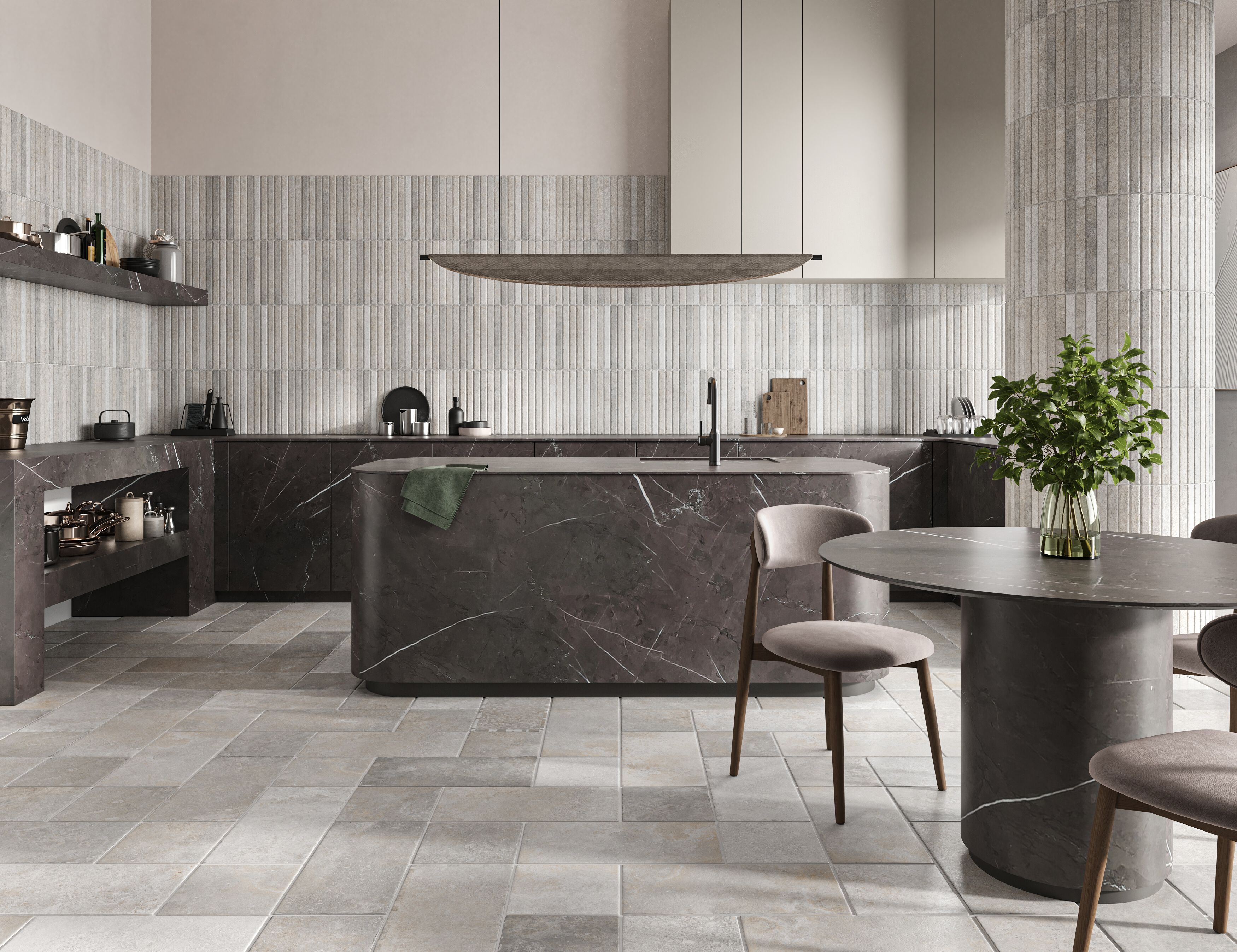 Пол / облицовка керамогранита с эффектом камня KERADOM TRULLI ARCH-00087163 - Вид №4