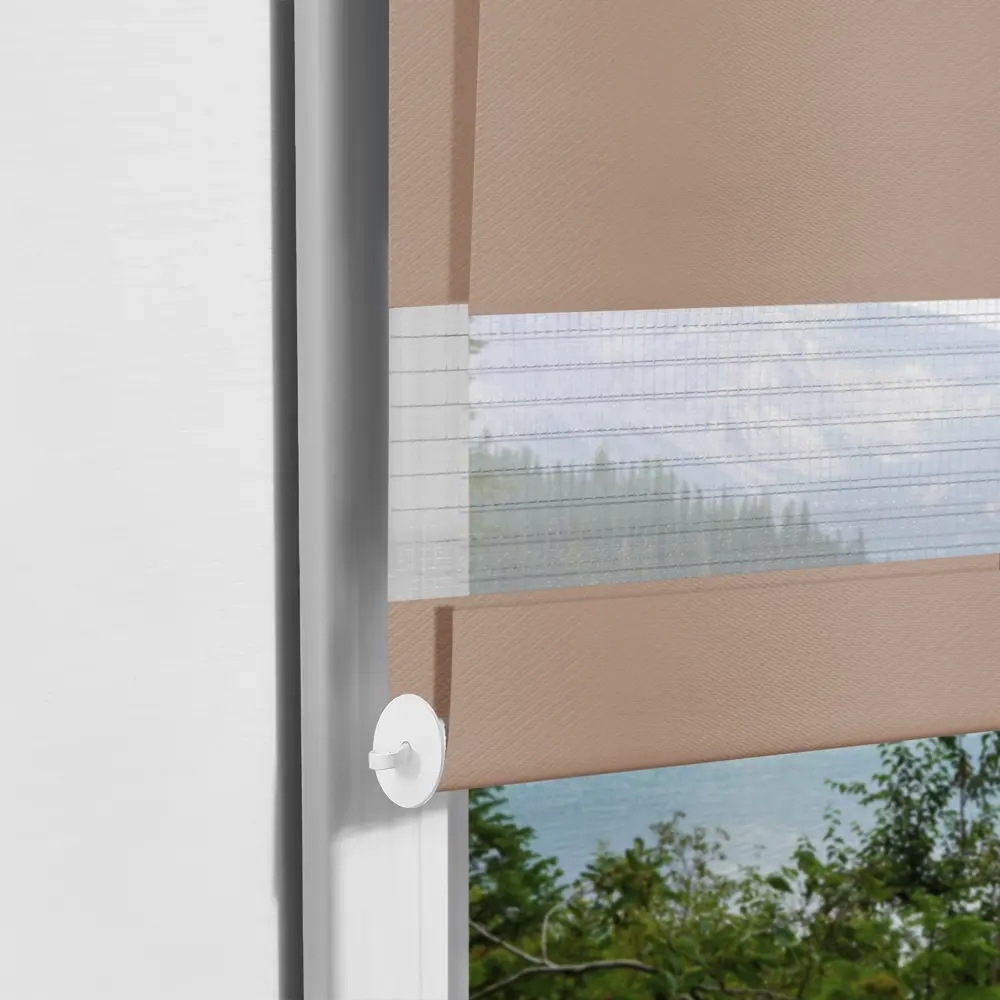 Рулонная штора день-ночь KREAFORTA Moskva с регулируемым освещением 89408505 STLM-1581762 - Вид №4