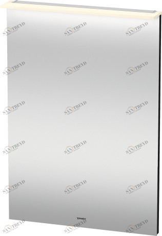 XL749204040 Зеркало с подсветкой X-Large #XL7492 600 x 36/105 мм Черный глянцевый лак Duravit