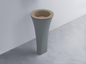 AMLA45-AN+AMPILT-CP+AMCOLT-BR Раковина Amedeo Tondo отдельностоящая cielo Enjoy + Amedeo