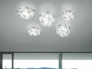 Vetreria Vistosi Led потолочный светильник с прямым светом из дутого стекла Semai