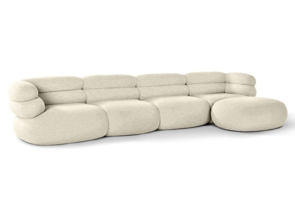 4-местный модульный тканевый диван с полуостровом Knoll Biboni ARCH-00121708 - Вид №8