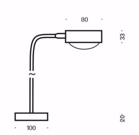 Top Light Настольная лампа из металла с гибким кронштейном Puk flexlight sun-id-1449262 - Вид №1