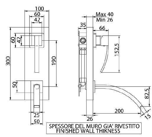 7712200000 Смеситель Bandini Seta Santreyd - Вид №2