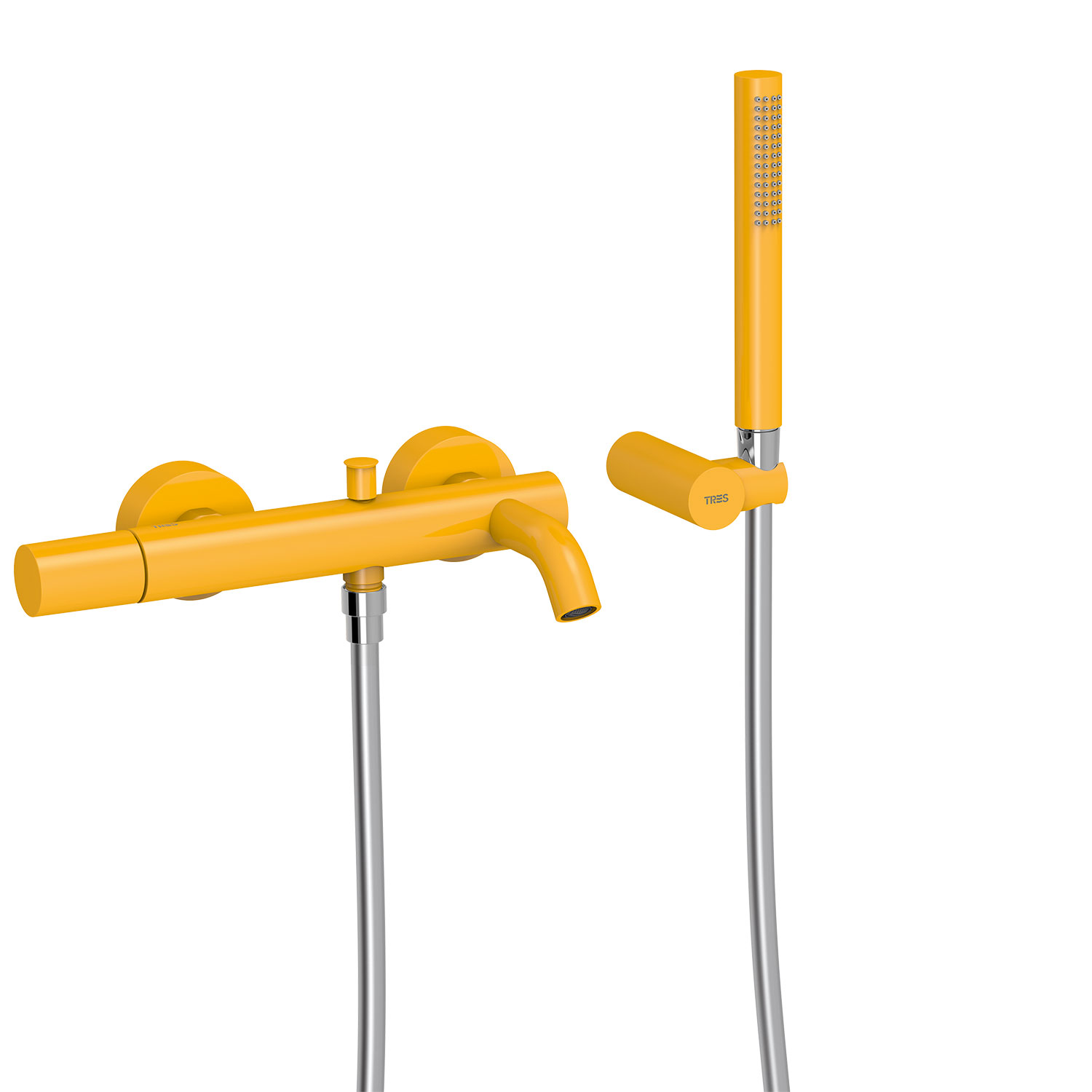 РАБОЧИЙ настенный смеситель с одной ручкой для ванны и душа-26117001TAM TRES 