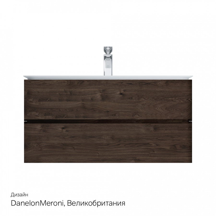M30FHX1002TF База под раковину подвесная 100 см ящики табачный дуб текстурированная AM.PM Sensation - Вид №5