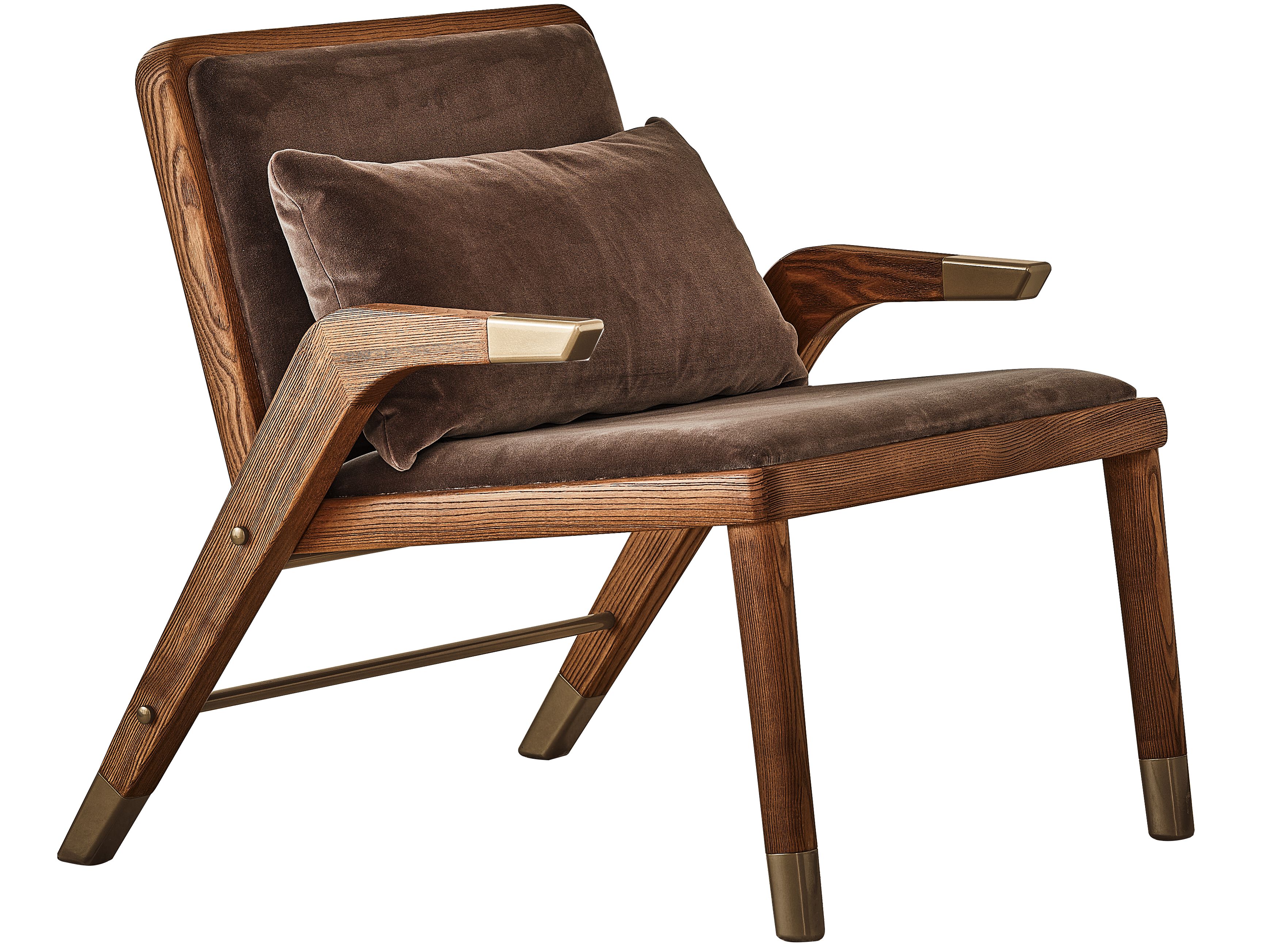 Съемное кожаное кресло с подлокотниками Bontempi Casa LADY ARCH-00024043