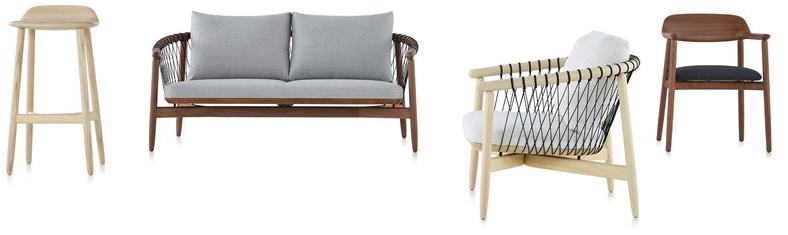 Herman Miller Барный стул высокий деревянный Crosshatch sun-id-1451469 - Вид №6