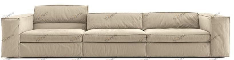 Saba Italia 3-х местный тканевый диван sun-id-1451960