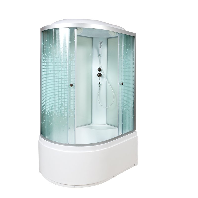 BМ1510 N (без крыши) BLACK Душевая кабина DETO Серия ВМ L 920 R стандартная - Вид №6