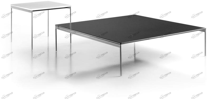 ESTEL GROUP Квадратный журнальный столик из травленого стекла sun-id-1506088