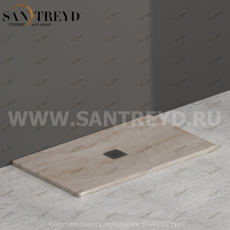 DT121SB Душевой поддон 120x70 керамический Globo Ceramica Globo DOCCIATRE