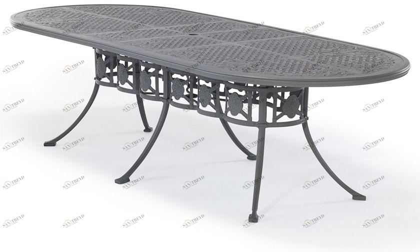 Oxley's Furniture Овальный садовый стол из алюминия Luxor Lut2140 / lut2850