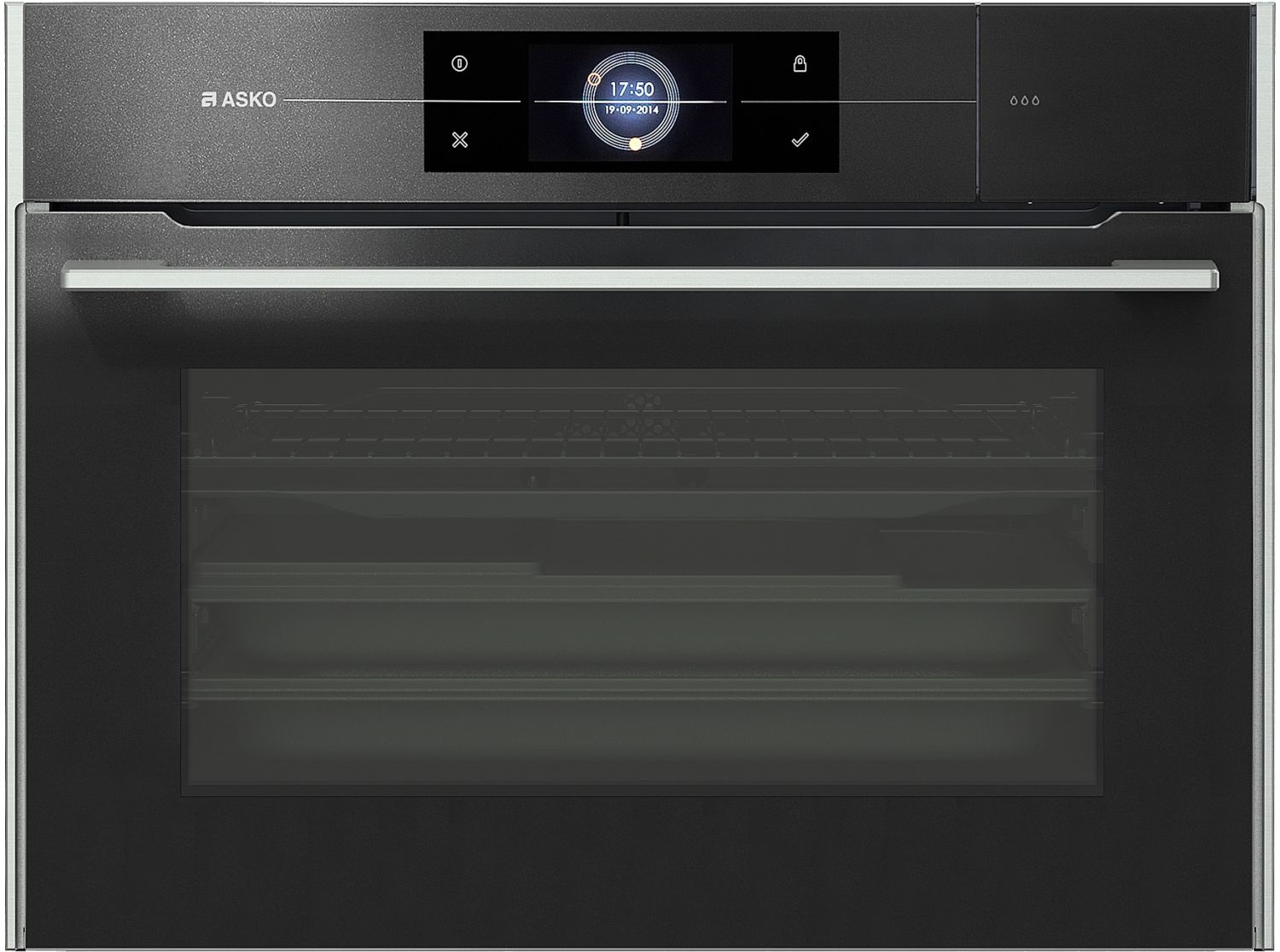 1197289 Электрический духовой шкаф Asko OCS8478G черный STDN-0134701