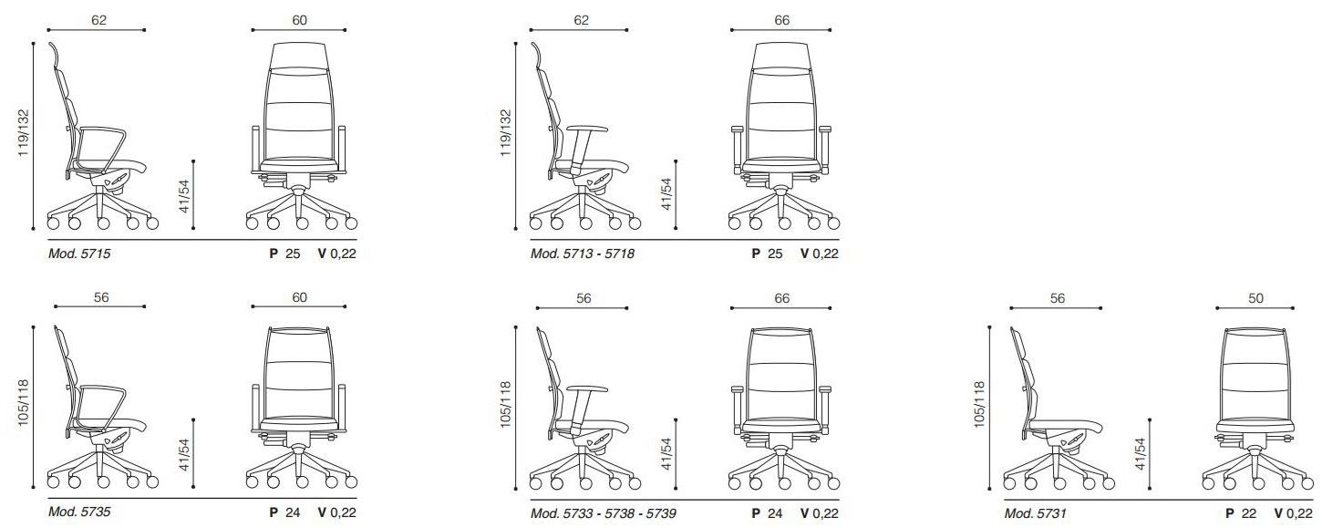 Ares Line Кожаное кресло для руководителя с регулируемой высотой и подлокотниками Link family sun-id-1375686 - Вид №4