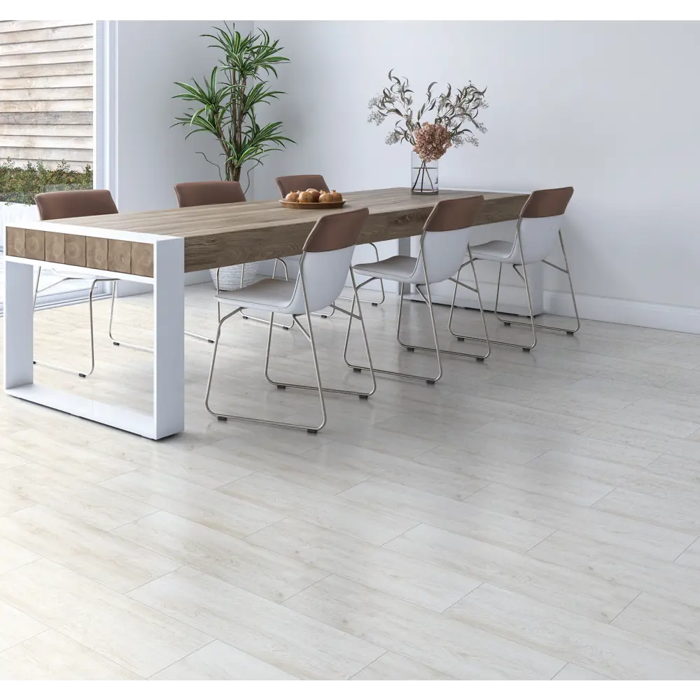 LB CERAMICS Брэкстон - керамогранит под дерево белого цвета 60×20 см 85604802 STLM-0064477 - Вид №5