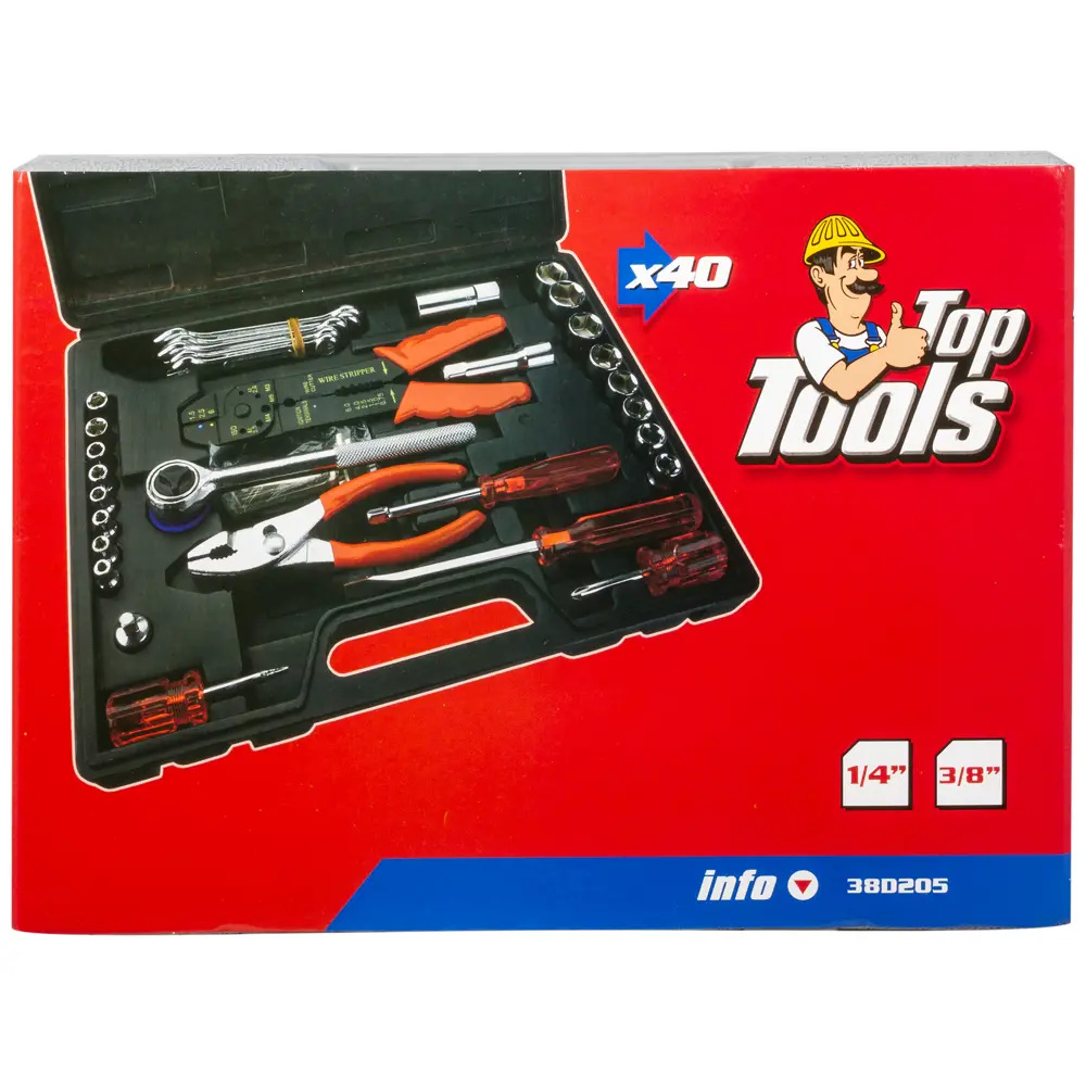 Набор инструмента Top Tools универсальный 40 шт. 13811021 STLM-2074434 Santreyd  - Вид №2