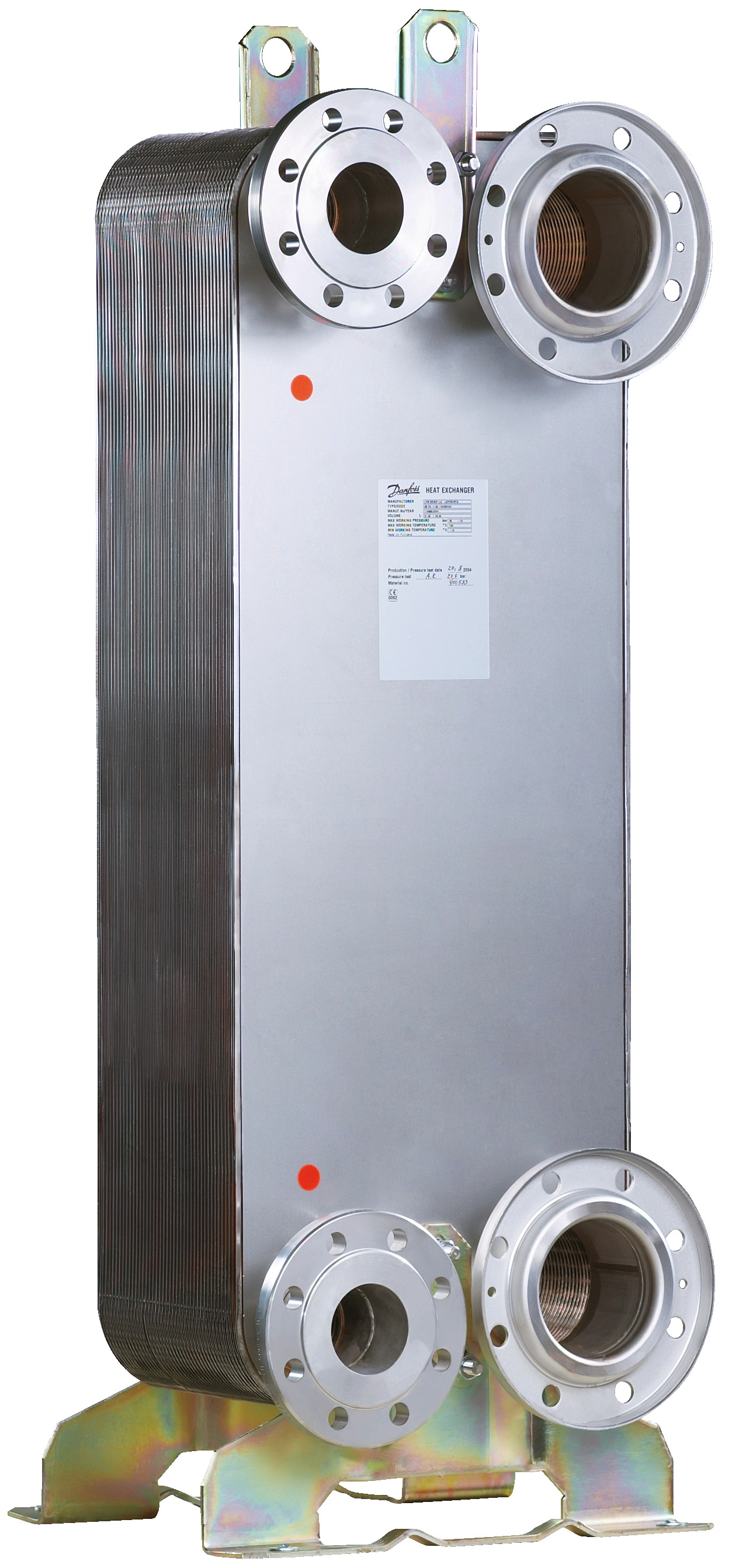 Danfoss Паяный пластинчатый теплообменник серии XB70 XB 70H-1 100 DN65/DN100 004B2017  - Вид №23